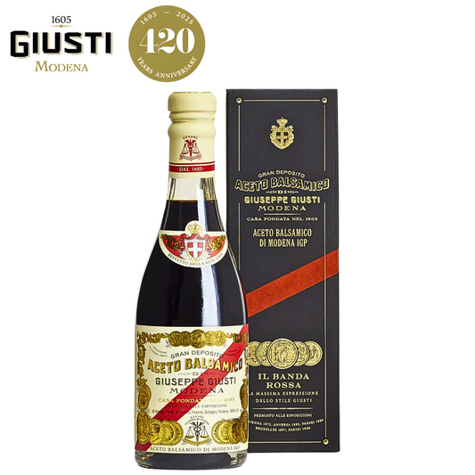 Acetaia Giusti 5 Gold Medals "Banda Rossa" Champagnotta 250ml bottle from Modena, Italy