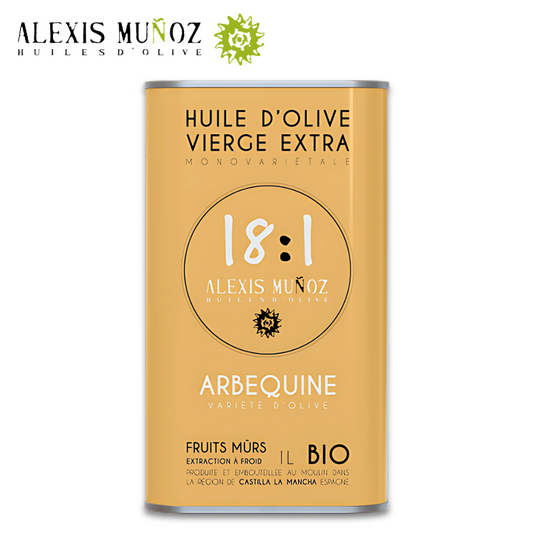 Alexis Muñoz Organic Arbequina 18:1 Olive Oil 1L