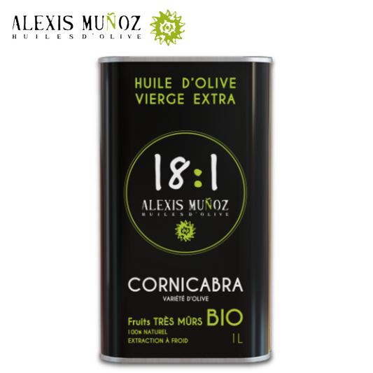 Alexis Muñoz Organic Cornicabra 18:1 Olive Oil 1L