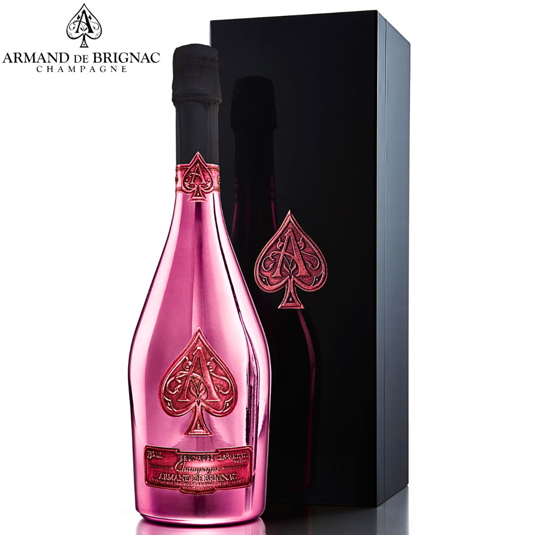 Armand de Brignac Rosé Champagne bottle