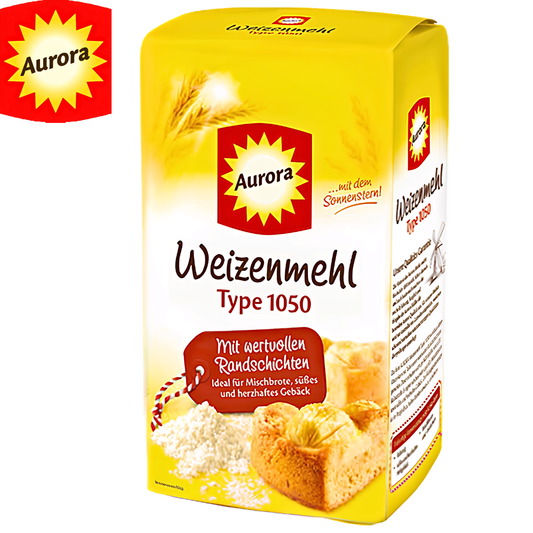 Aurora Weizenmehl Type 1050 Premium German Wheat Flour 1000g