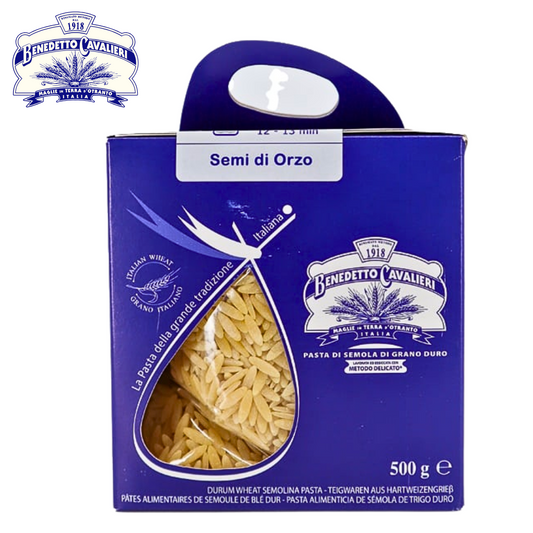Benedetto Cavalieri Semi di Orzo 500 g artisanal pasta from Puglia