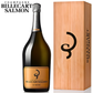 Billecart Salmon Champagne Brut Rosé 3L bottle with wooden crate