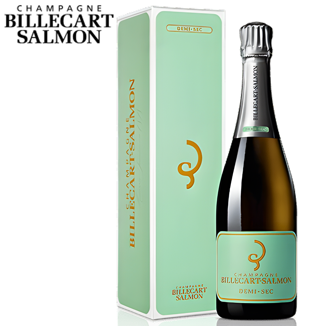Billecart Salmon Champagne Demi Sec 750ml bottle with gift box