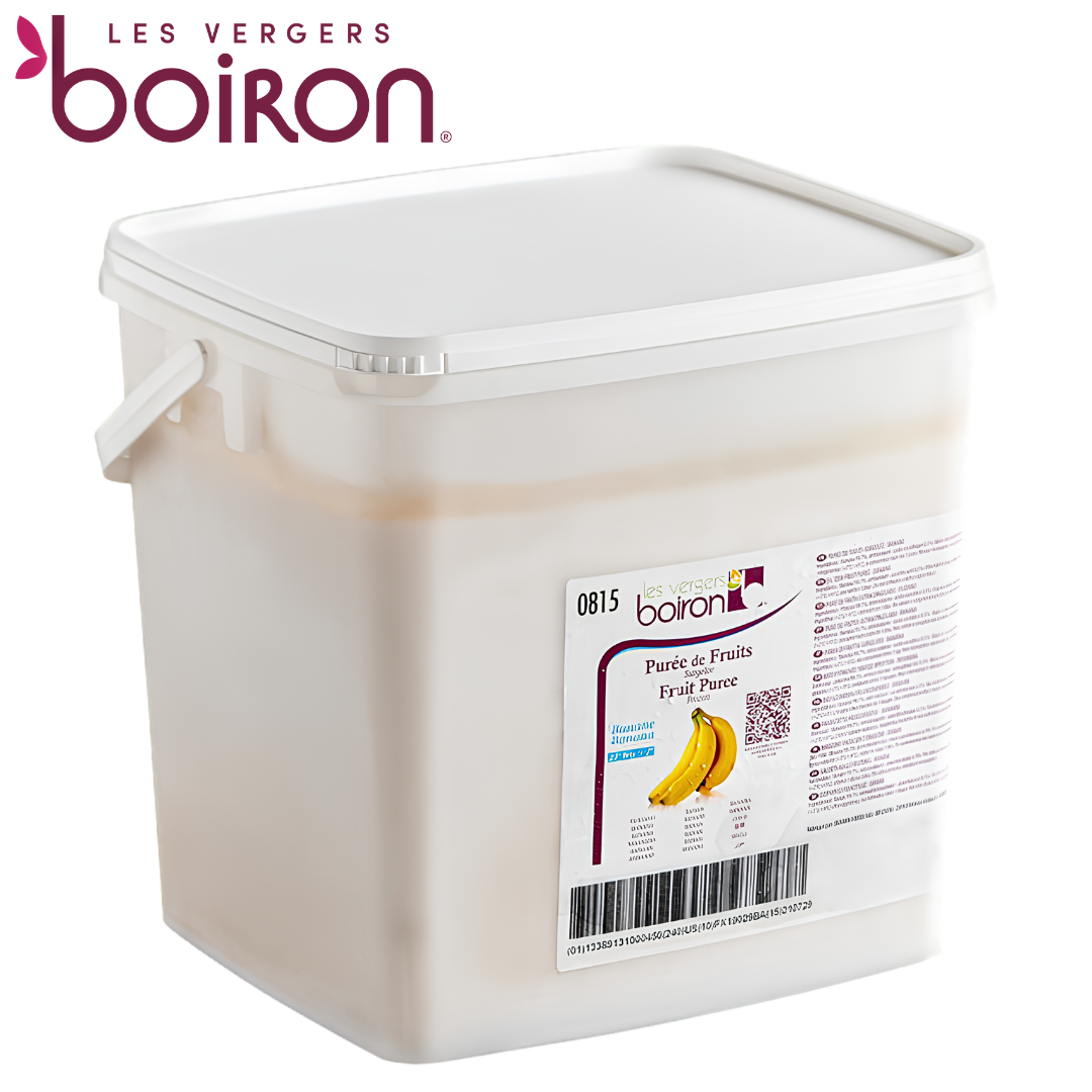 Les Vergers Boiron Frozen Banana Purée Without Added Sugar