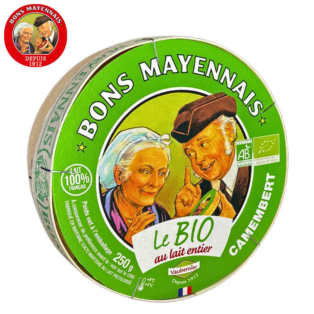 Bons Mayennais Camembert Le Bio Organic Cheese 250g