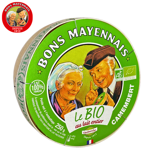 Bons Mayennais Camembert Le Bio Organic Cheese 250g