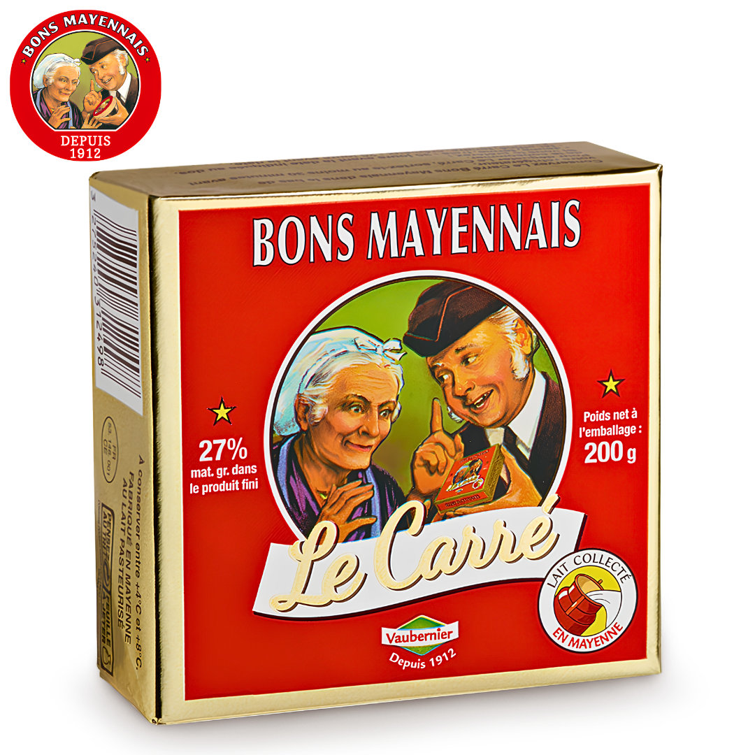 Bons Mayennais Le Carré French Soft-Ripened Cheese 200g