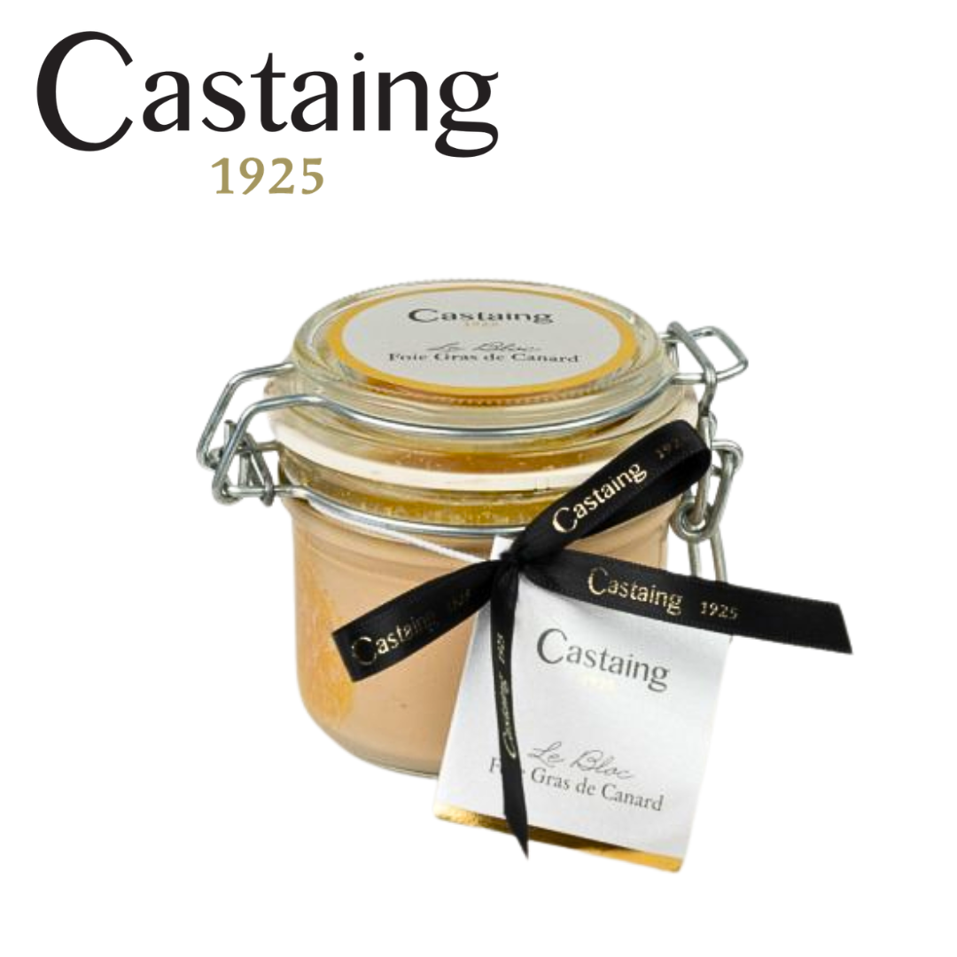 CASTAING foie gras de canard entier en bocal whole duck foie gras jar France