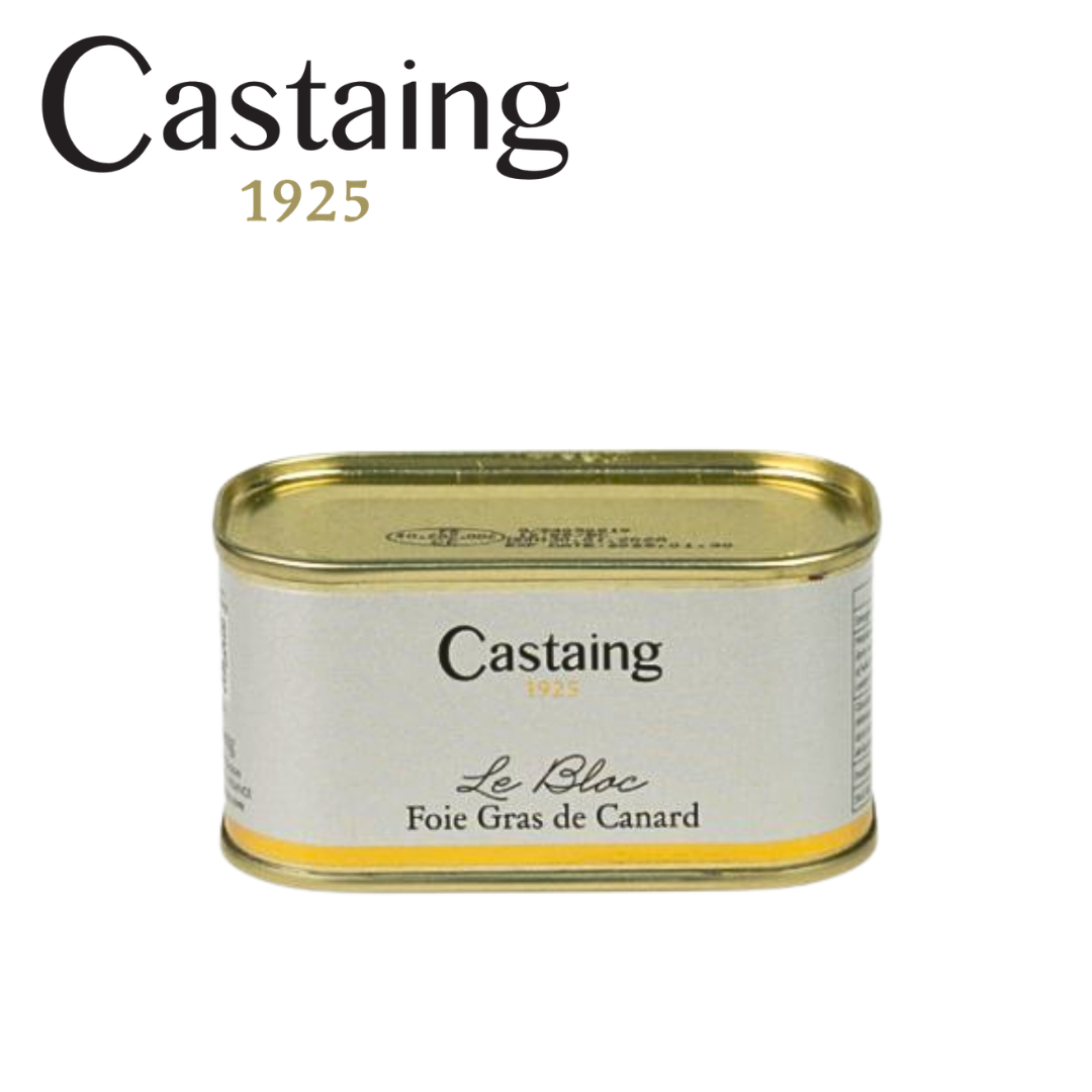 CASTAING foie gras de canard entier en boite whole duck foie gras tin France