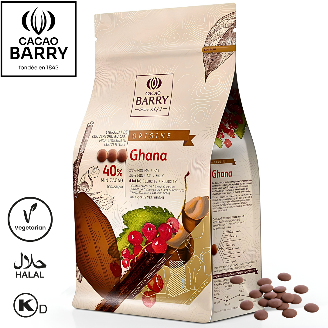 Cacao Barry Ghana 40% Pistols