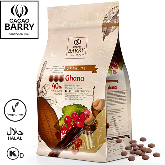 Cacao Barry Ghana 40% Pistols
