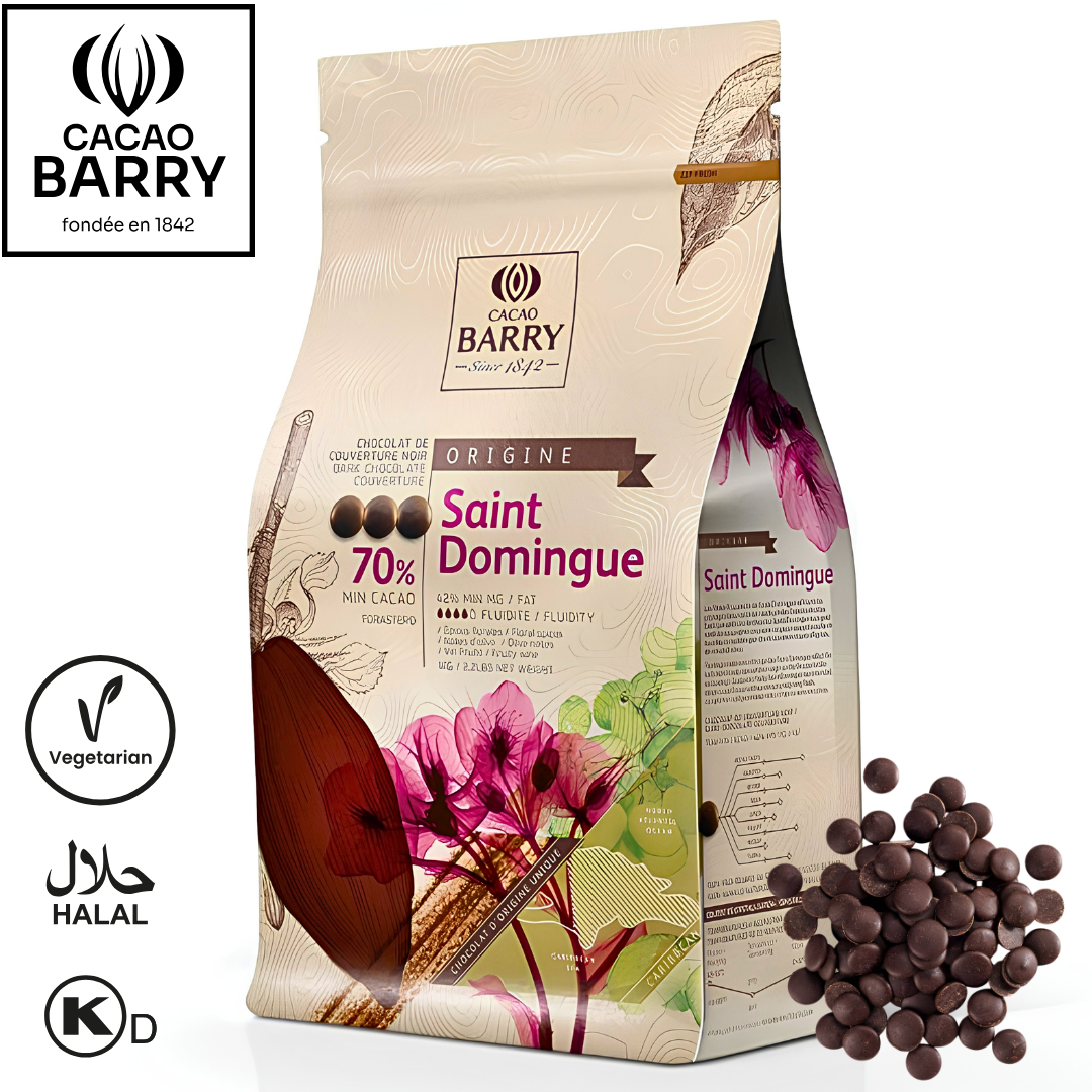 Cacao Barry Saint Domingue 70% Pistols
