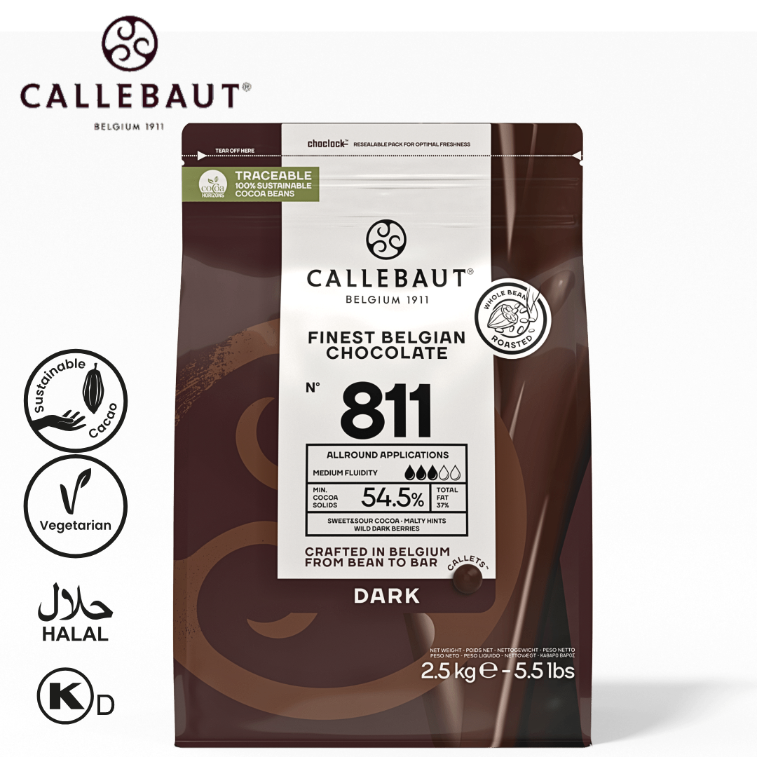 Callebaut Dark Chocolate 811 2.5kg Callets