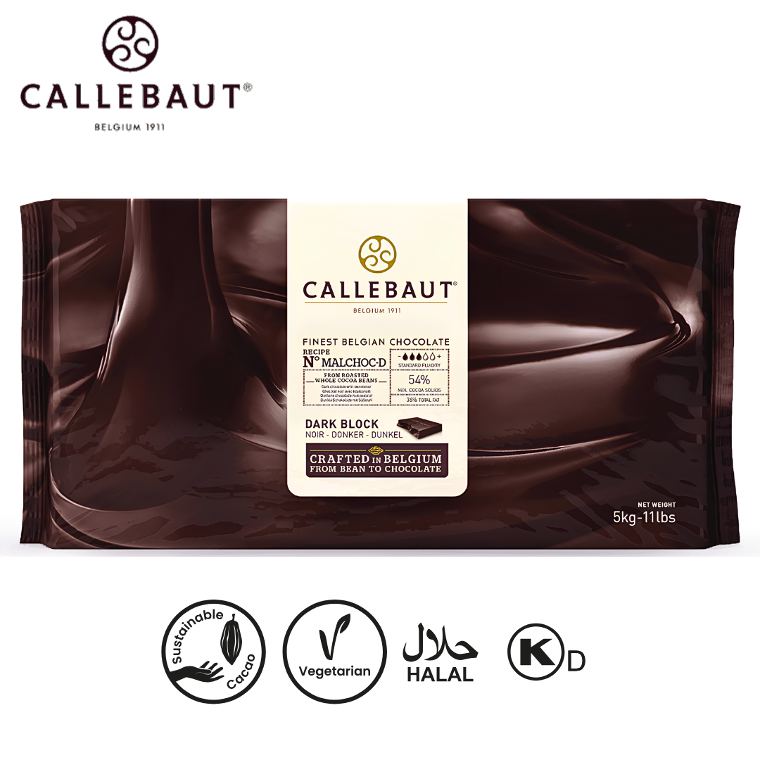 Callebaut Dark Chocolate with Maltitol MALCHOC-D 5kg Block