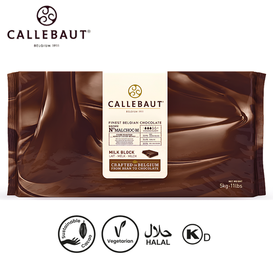 Callebaut Milk Chocolate with Maltitol MALCHOC-M 5kg Block