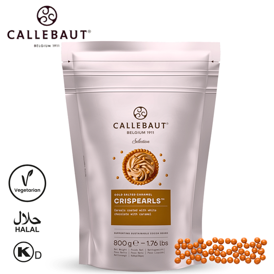 Callebaut Selection Gold Salted Caramel Crispearls