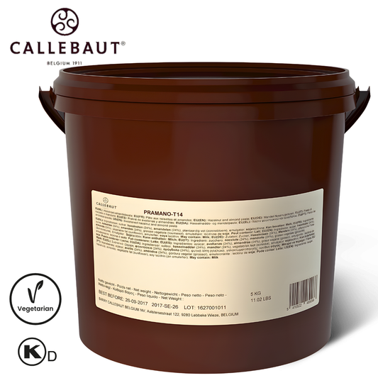 Callebaut almond hazelnut praline paste caramelized nuts premium ingredient