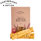 Cartwright & Butler Tomato and Black Olive Bread Thins 100g crisp wheat flatbreads
