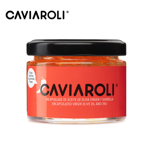 Caviaroli Encapsulated Extra Virgin Olive Oil with Chili Pepper (Pearls) 50g