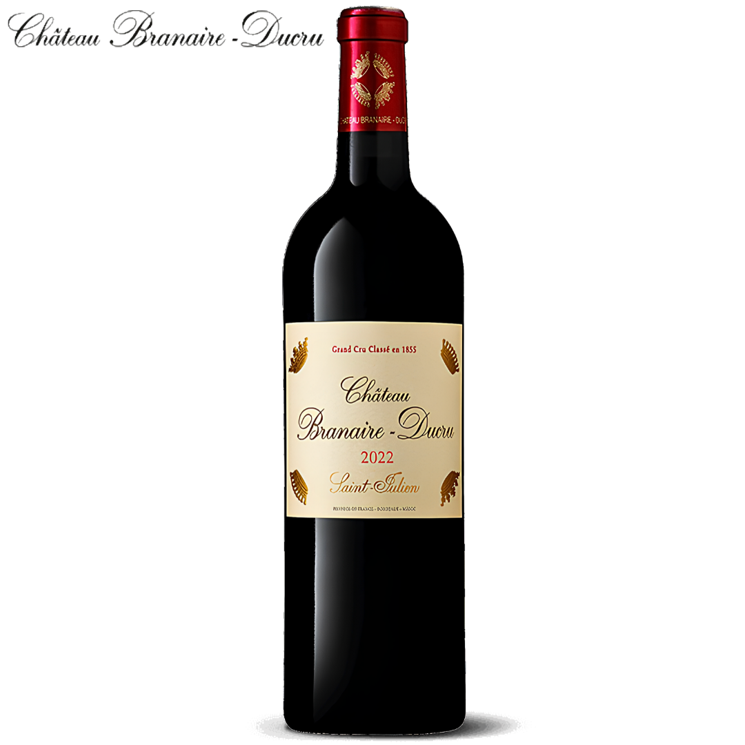 Château Branaire-Ducru 2022 Saint-Julien Bordeaux Fourth Growth Grand Cru Classé red wine 750ml bottle from France