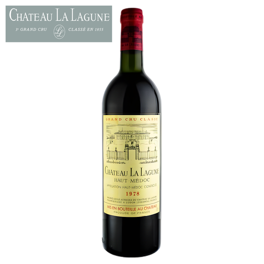 Château La Lagune 1978 Haut-Médoc 3ème Grand Cru Classé Bordeaux red wine bottle