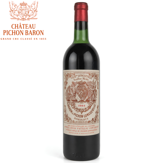 Château Longueville au Baron de Pichon-Longueville 1964 historic Pauillac wine bottle