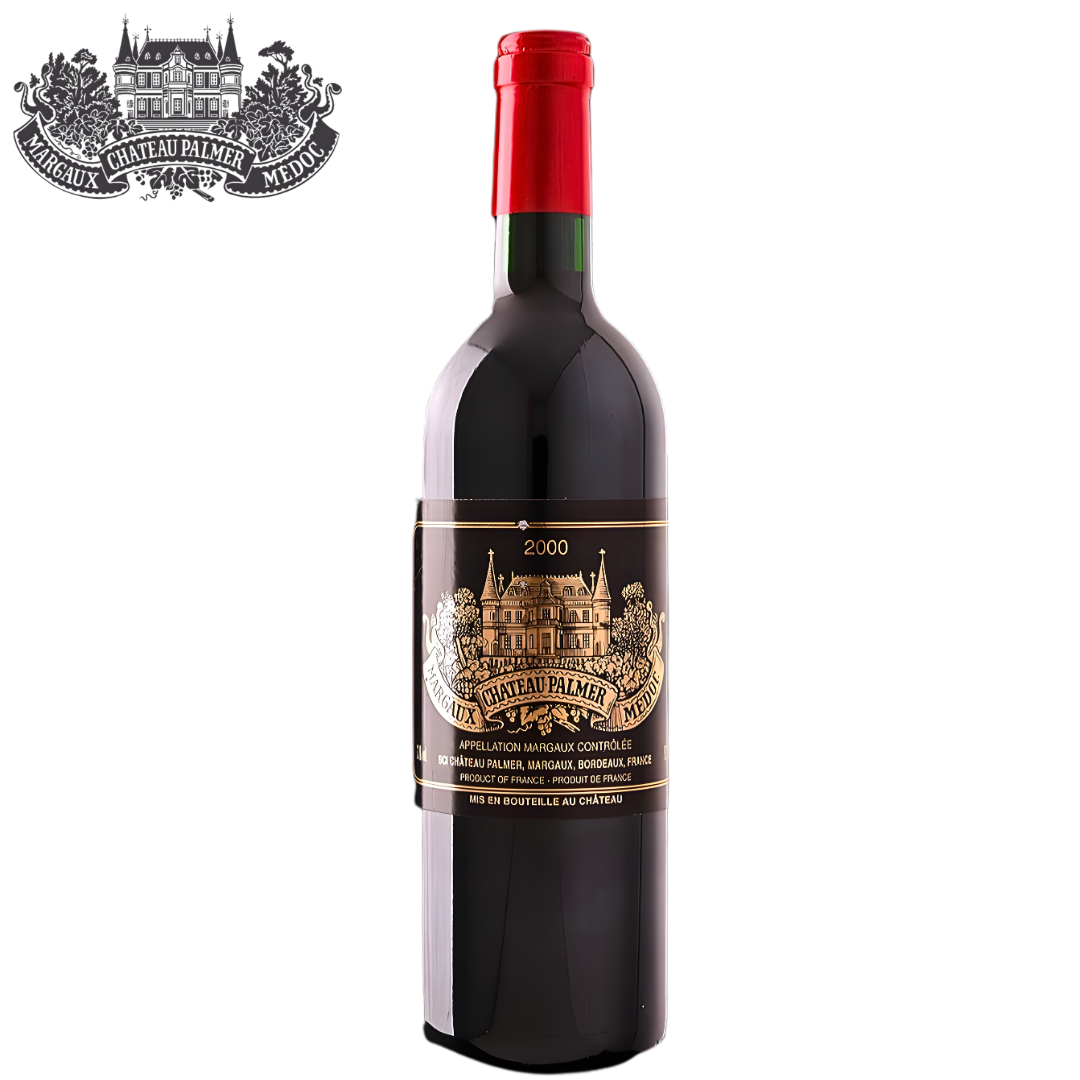 Château Palmer 2000 Margaux Troisième Grand Cru Classé Bordeaux red wine bottle