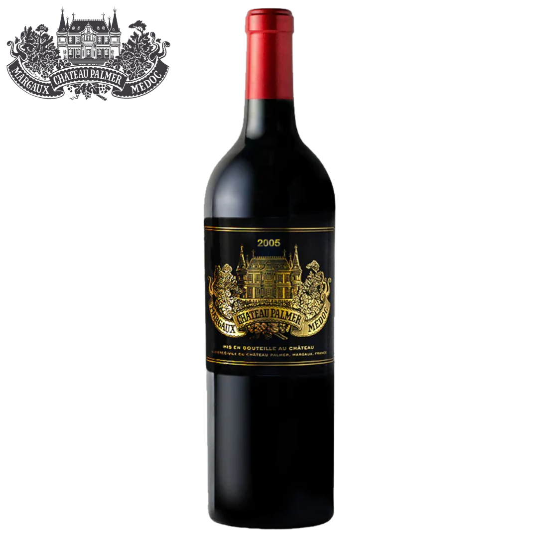 Château Palmer 2005 Margaux Troisième Grand Cru Classé Bordeaux red wine bottle