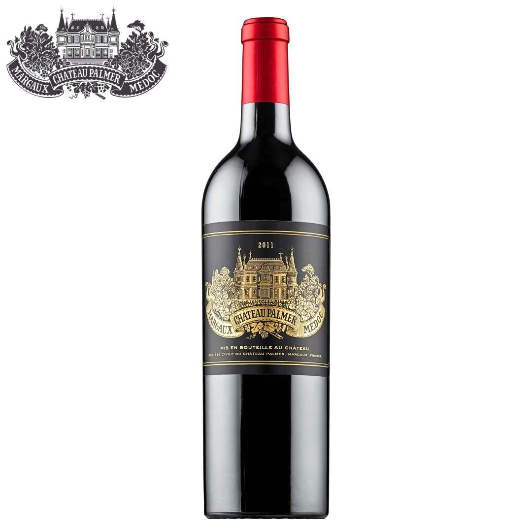 Château Palmer 2011 Margaux Troisième Grand Cru Classé Bordeaux red wine bottle