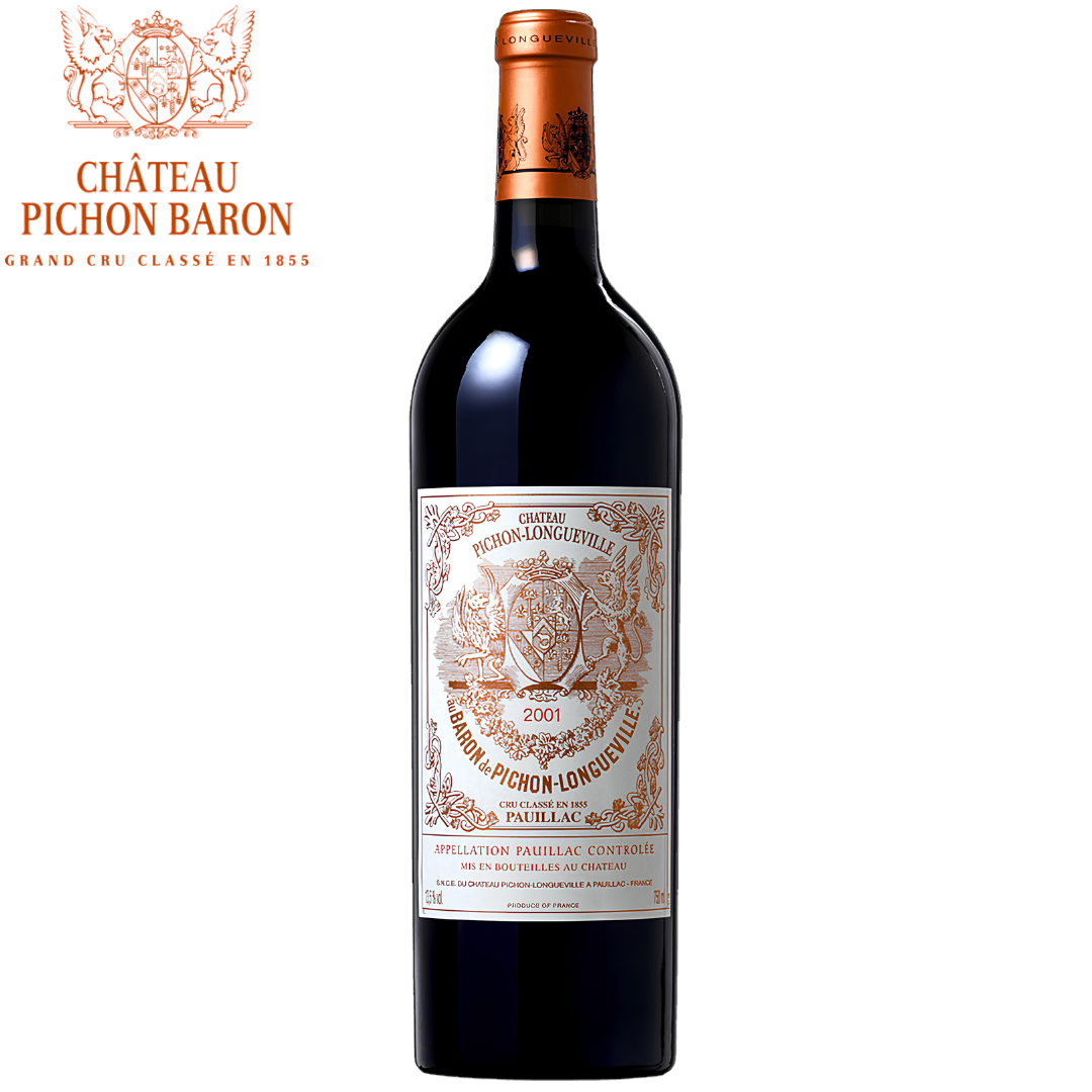 Château Pichon Baron 2001 Second Growth Pauillac red wine bottle