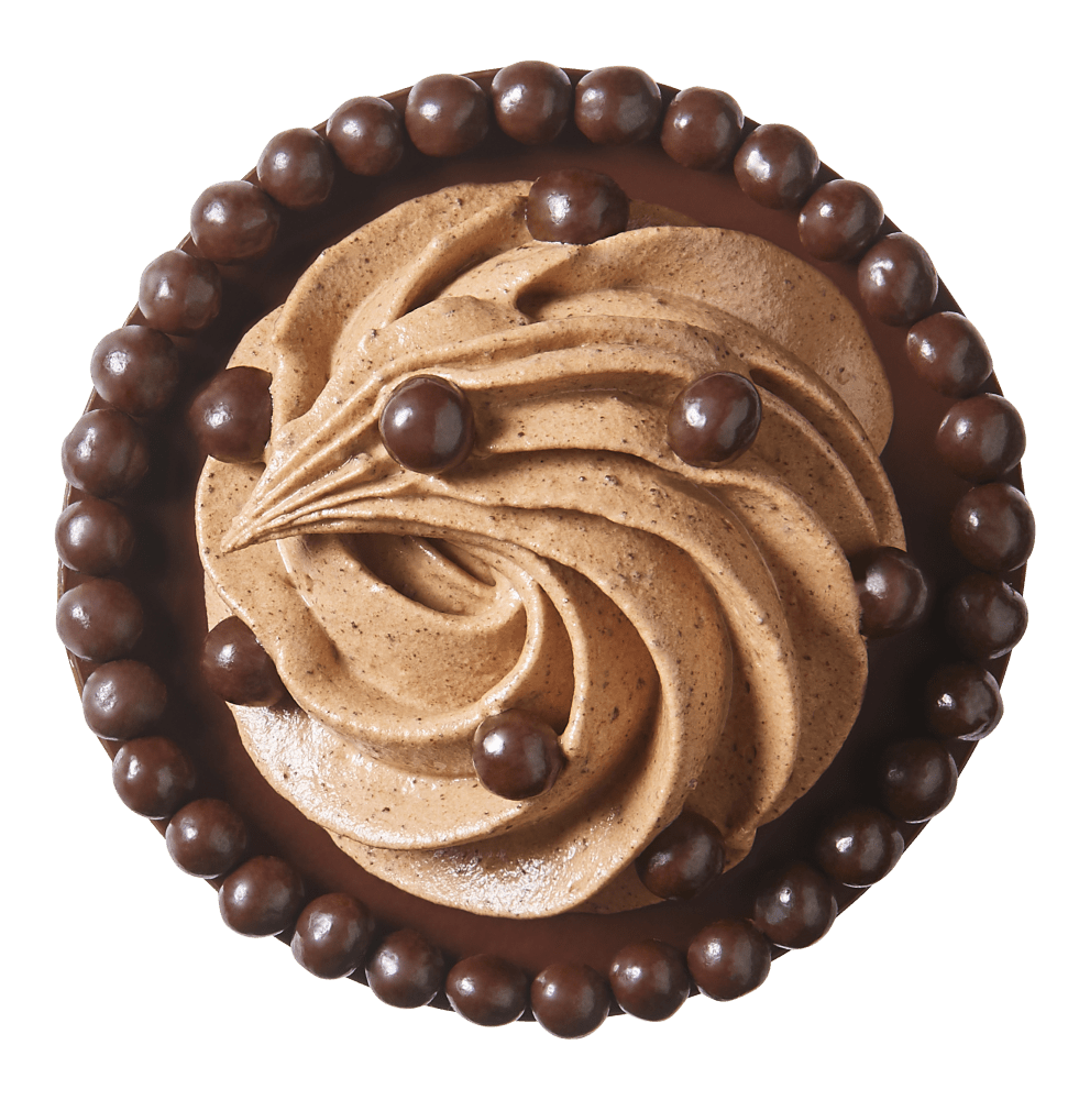 Cupcake with Callebaut Dark Chocolate Crispearls