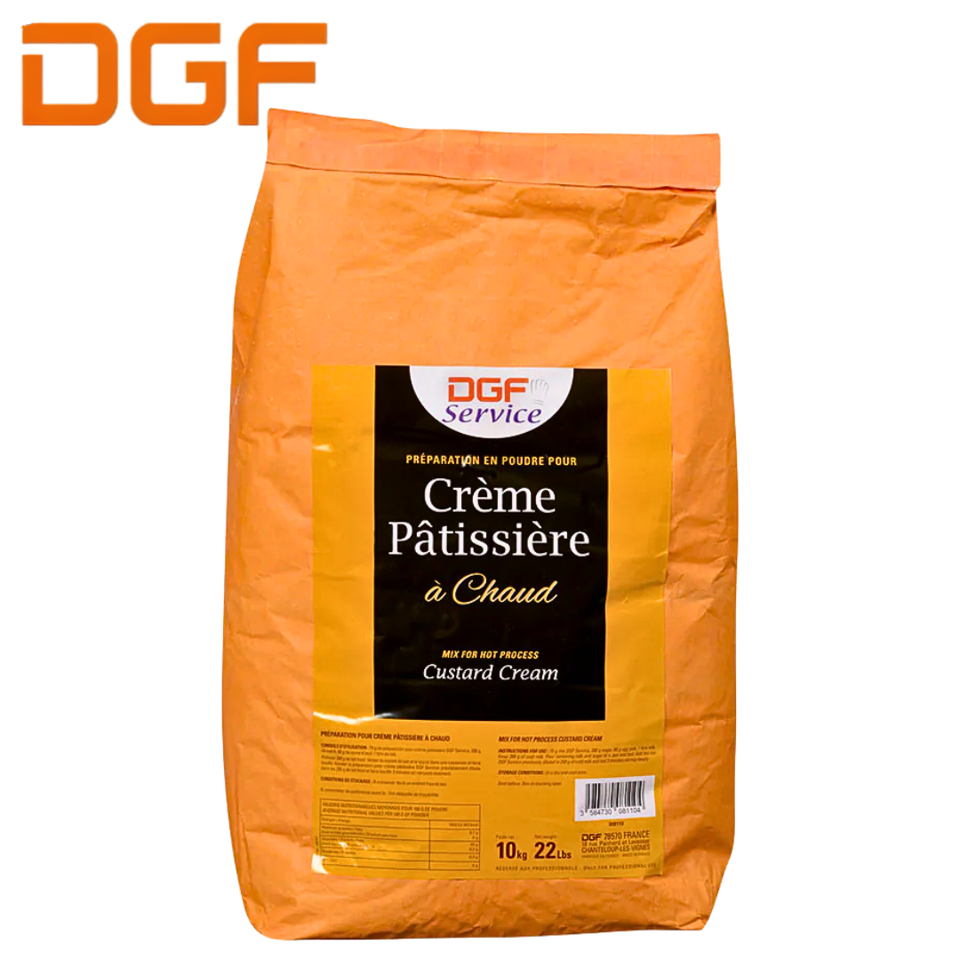 DGF Hot Process Custard Mix 10kg professional pastry custard