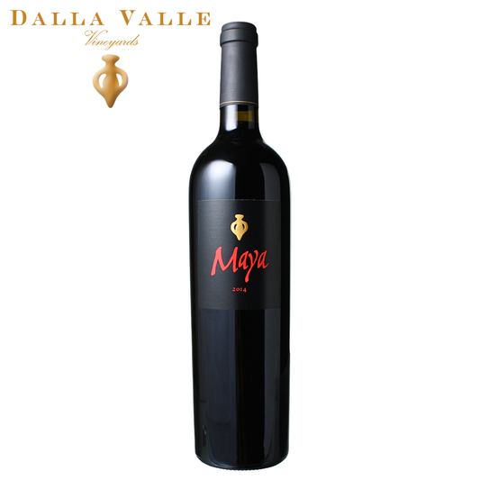 Dalla Valle Maya 2014 Napa Valley Cabernet Sauvignon blend wine bottle