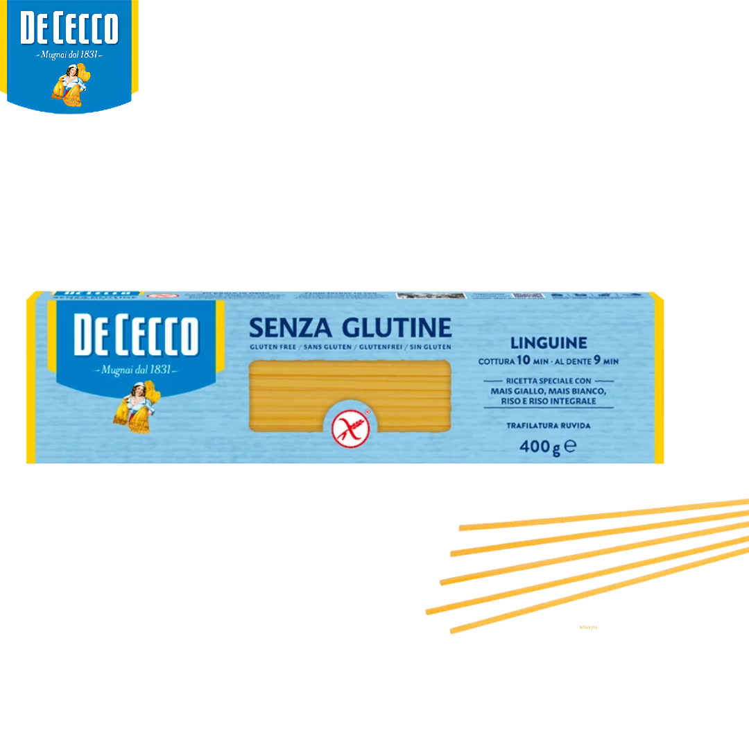 De Cecco Linguine n°7 Gluten-Free Italian corn and rice pasta 400g pack