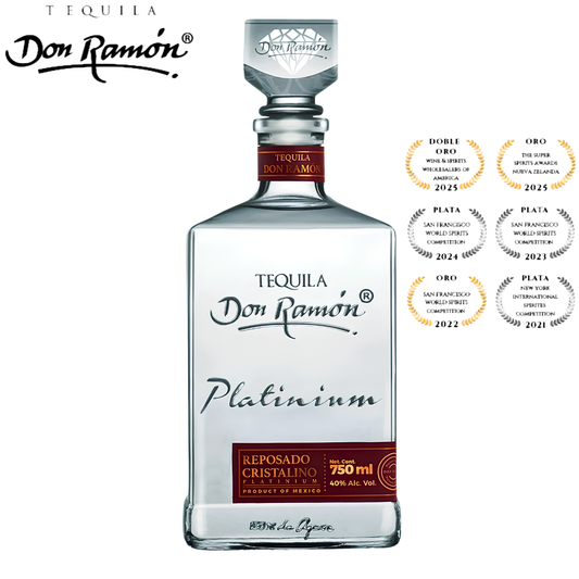 Don Ramón Platinum Reposado Cristalino Tequila 750ml