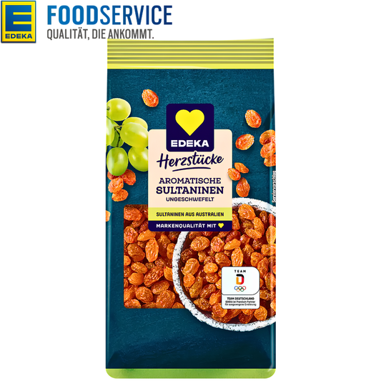 EDEKA Herzstücke Sultaninen Ungeschwefelt Australian Sultanas 200g