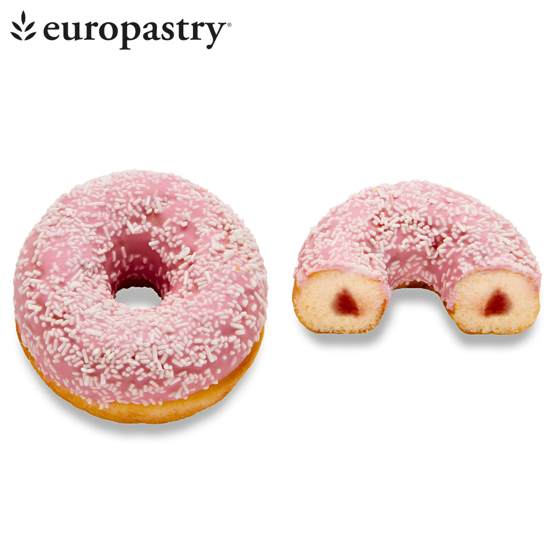 Europastry Strawberry Dots Donut 76g 36 pcs. 01549
