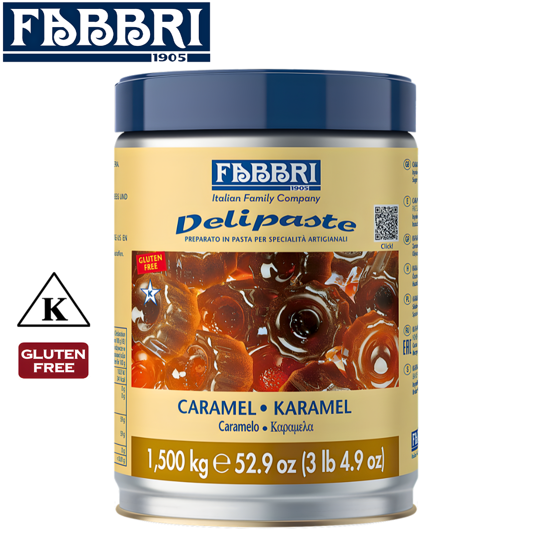 Fabbri Delipaste caramel paste professional gelato ingredient