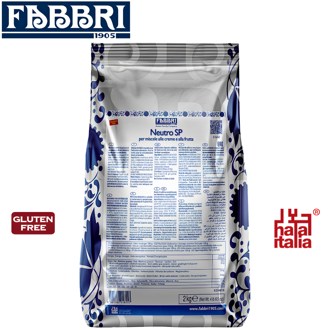 Fabbri Neutro SP gelato stabilizer powder