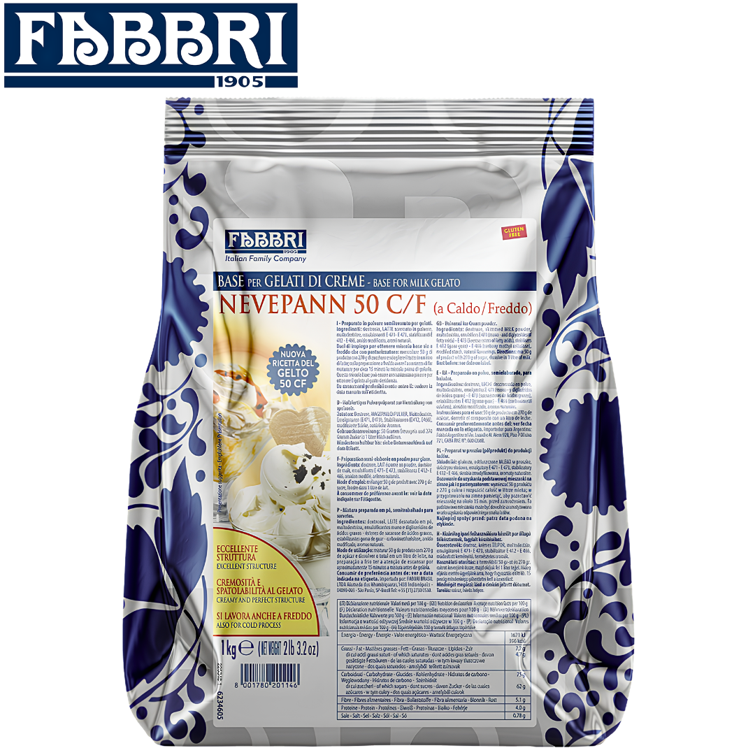 Fabbri Nevepann 50 CF gelato base powder