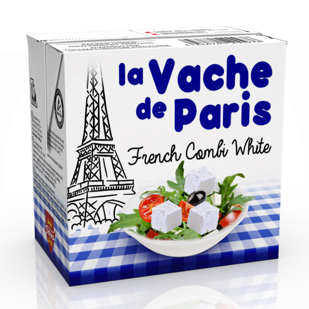 Flechard French Combi White Cheese 500g – Creamy feta-style cheese from France