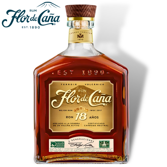 Flor de Caña 18 Year Nicaraguan aged rum 7ocl bottle