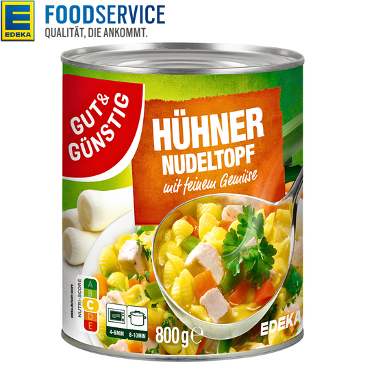 GUT & GÜNSTIG Hühnernudeltopf Chicken Noodle Soup 800g