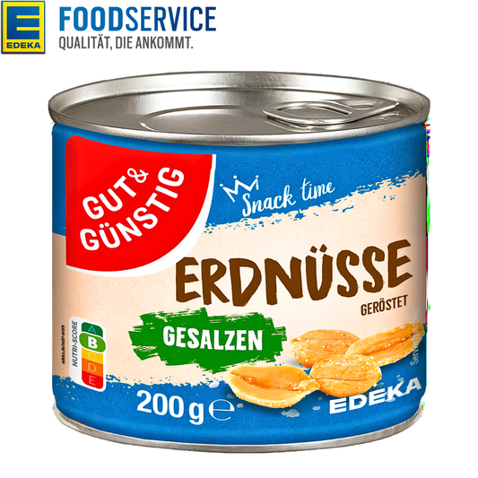 GUT & GÜNSTIG Roasted and Salted Peanuts 200g