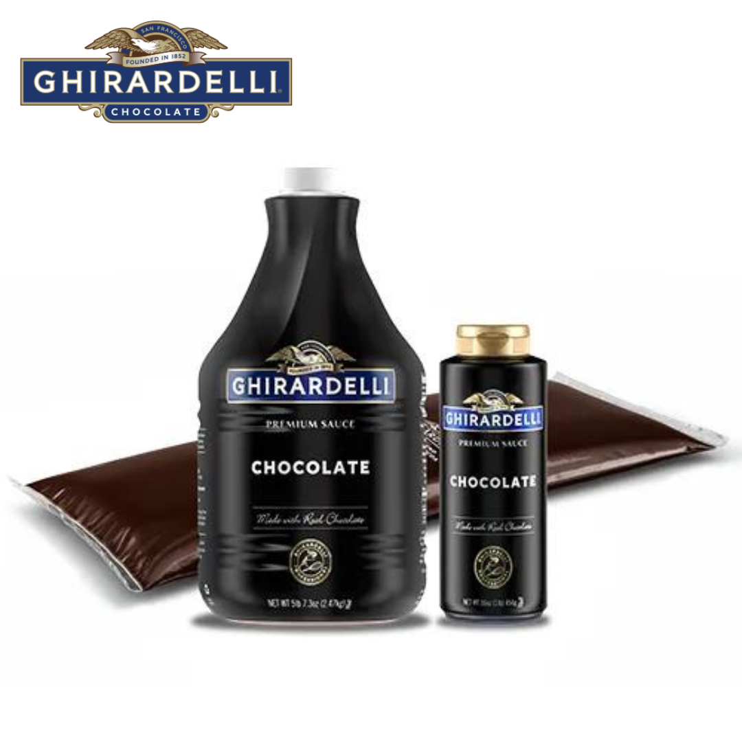 Ghirardelli Black Label Premium Chocolate Sauce Pouch