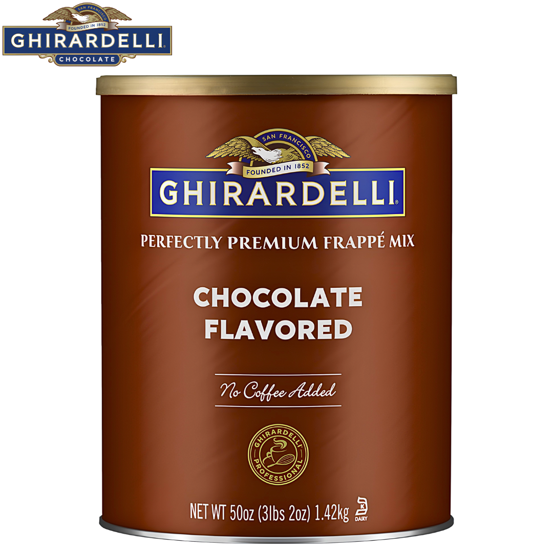 Ghirardelli Chocolate Flavored Frappé Mix Professional Beverage Base
