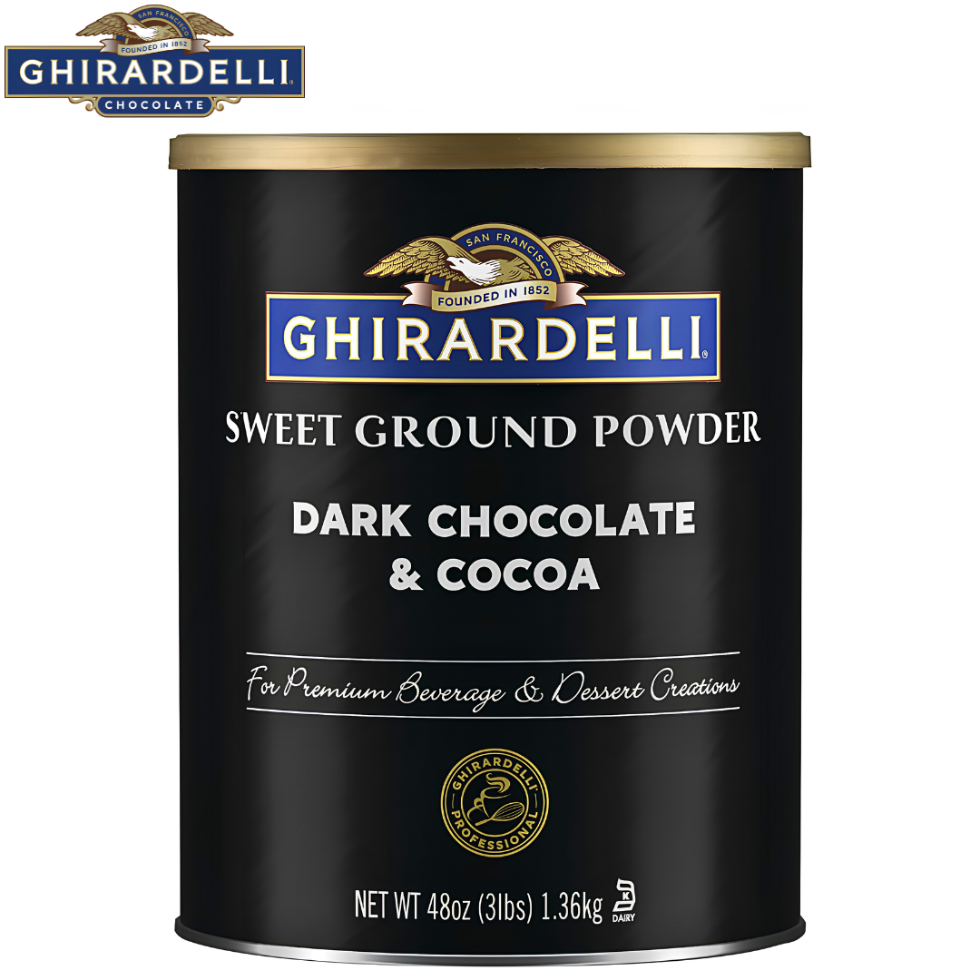Ghirardelli Dark Chocolate and Cocoa Sweet Ground Powder