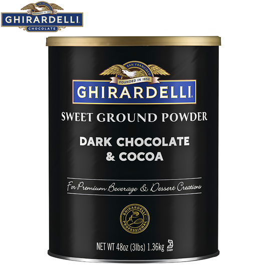 Ghirardelli Dark Chocolate and Cocoa Sweet Ground Powder