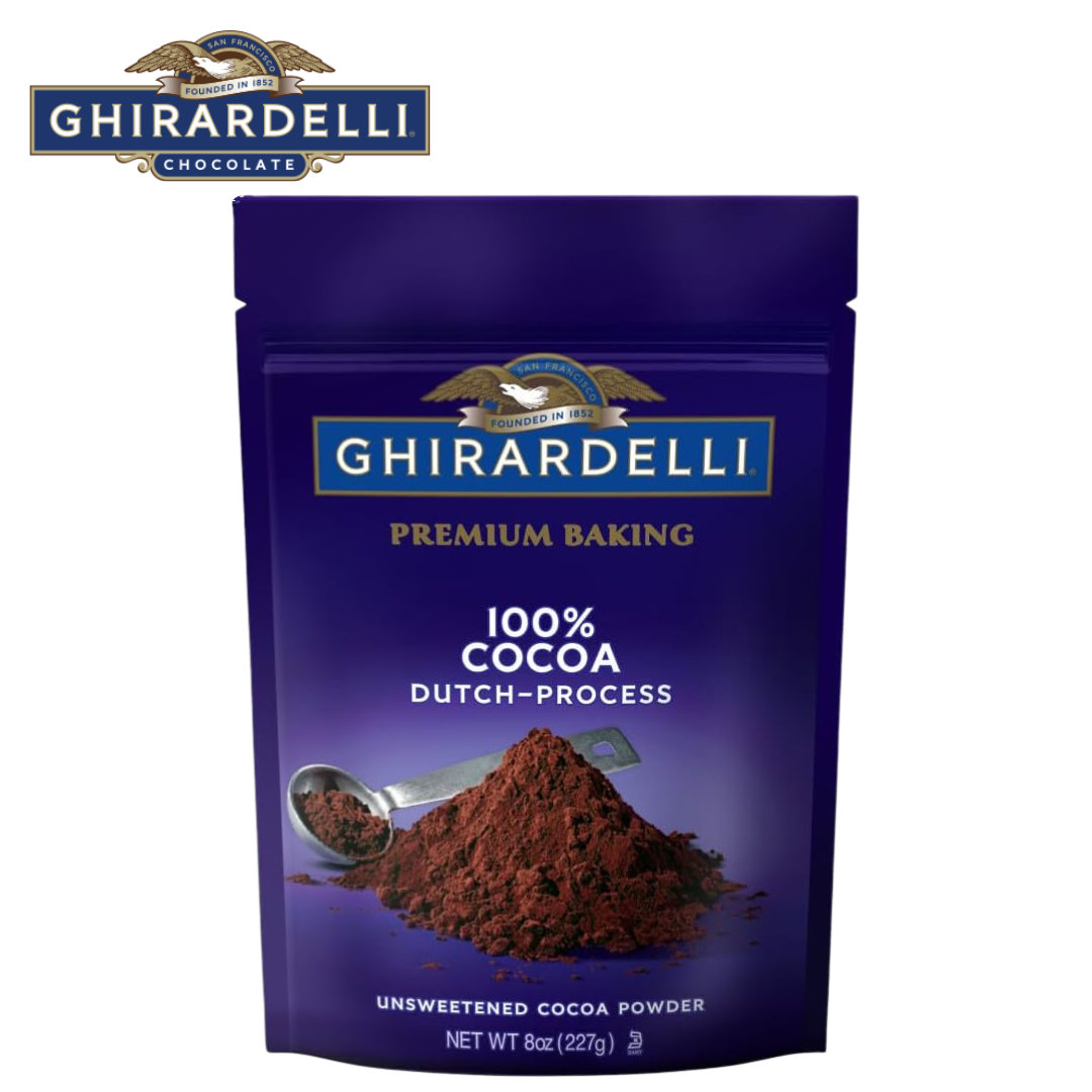 Ghirardelli Premium Baking 100% Cocoa Dutch-Process Unsweetened Cocoa ...